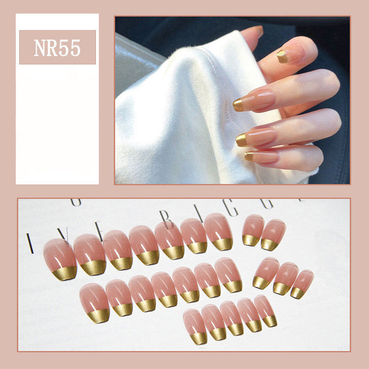 24 Pieces Of Nail Art Patches Can Be Detached And Reused