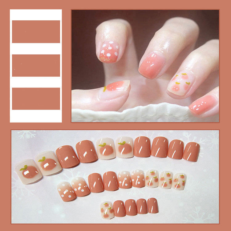 24 Pieces Of Nail Art Patches Can Be Detached And Reused