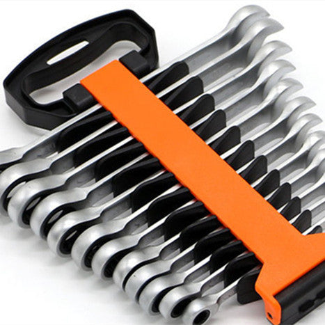 12 7-piece Adjustable Head Ratchet Wrench Set