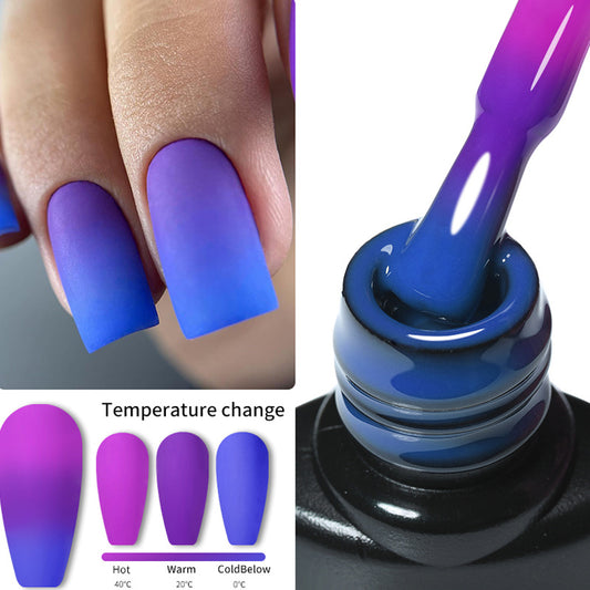 Color Changing Thermal Gel Nail Polish Winter