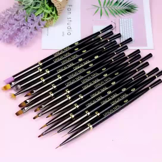 Dx Japanese Nail Brush Nail Brush Nail Brush Set Nail Brush Set Pull Pen Universal Pen