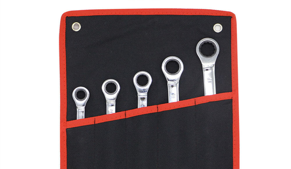 12 7-piece Adjustable Head Ratchet Wrench Set