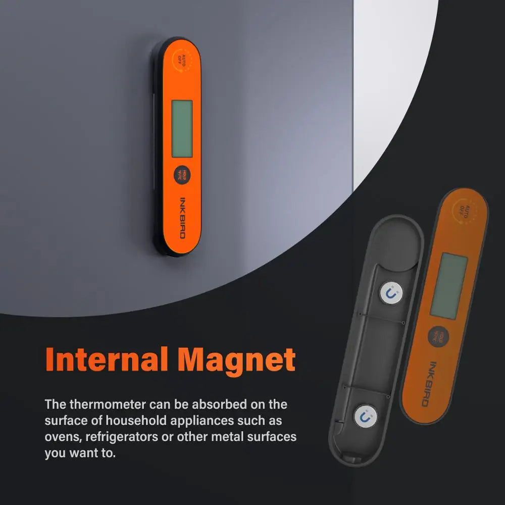 Combo Sales! Digital BBQ Thermometer IHT-1P Kitchen Utensil Tools Waterproof Rechargeable Thermometer with Backlight&Calibration