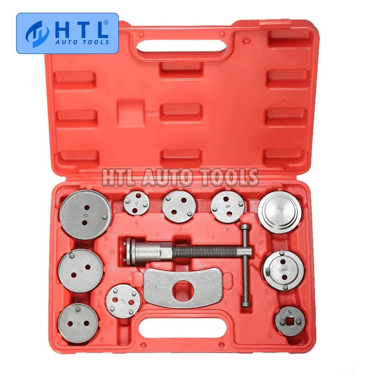 12pcs Universal Car Disc Brake Caliper Wind Back Brake Piston Compressor Tool Kit For Most Automobiles Garage Repair Tools