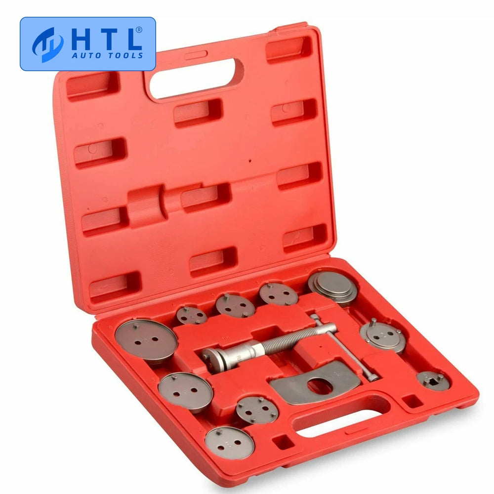 12pcs Universal Car Disc Brake Caliper Wind Back Brake Piston Compressor Tool Kit For Most Automobiles Garage Repair Tools