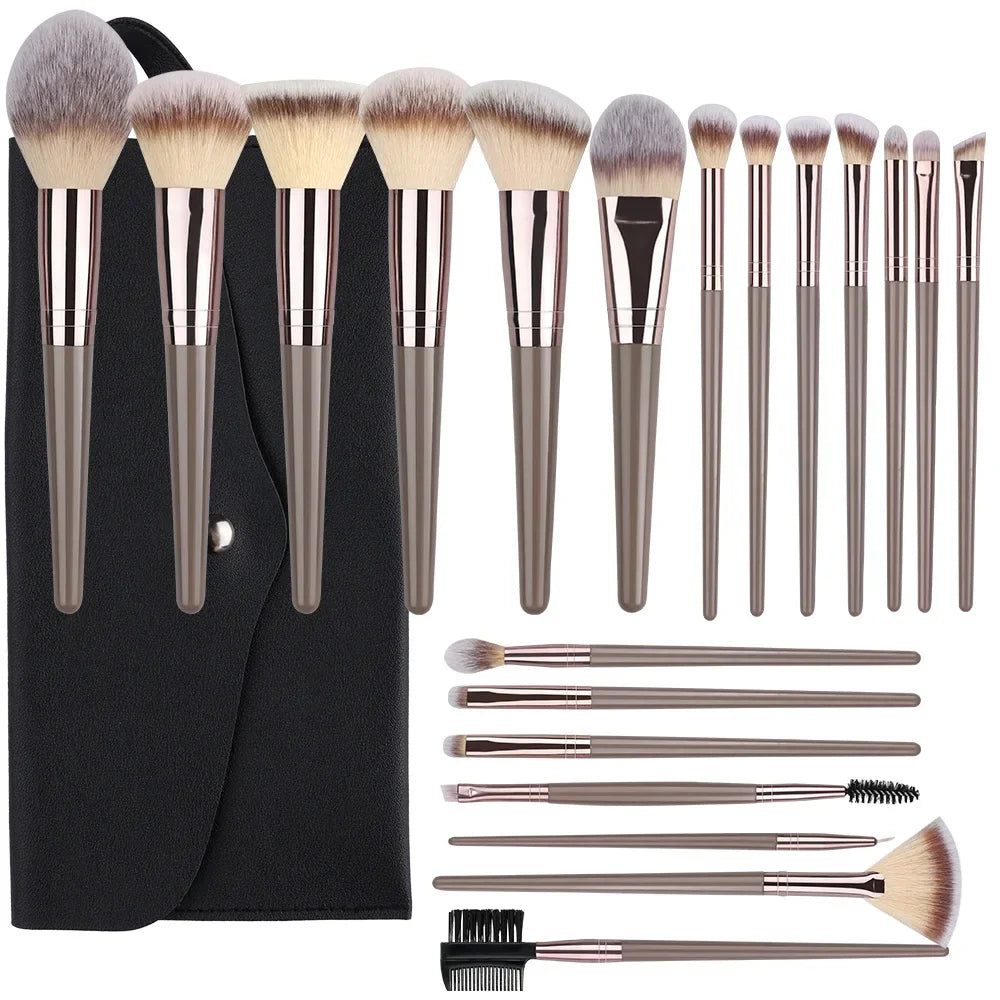 1/20Pcs Makeup Brush Set Professional Super soft detail Blush highlighter Foundation Concealer Eyeshadow Brush Women Beauty Tool