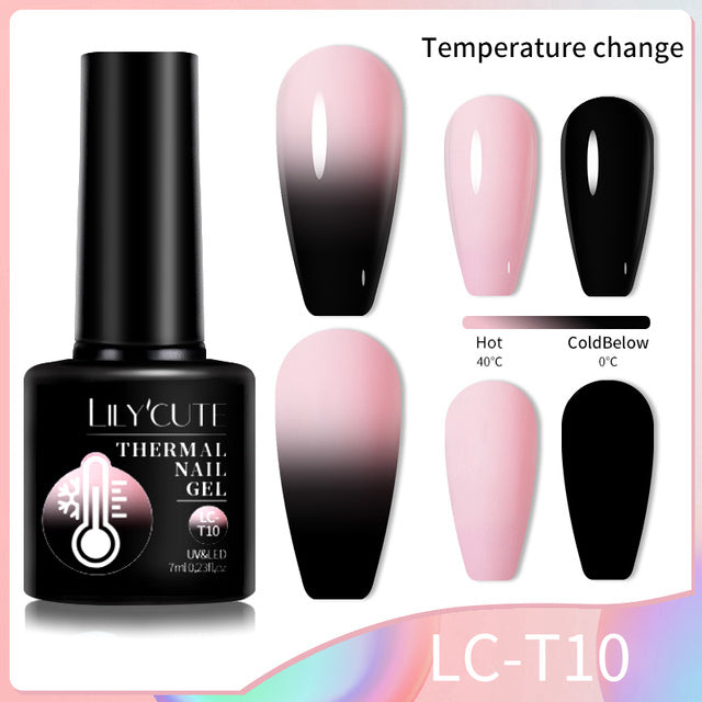 Color Changing Thermal Gel Nail Polish Winter